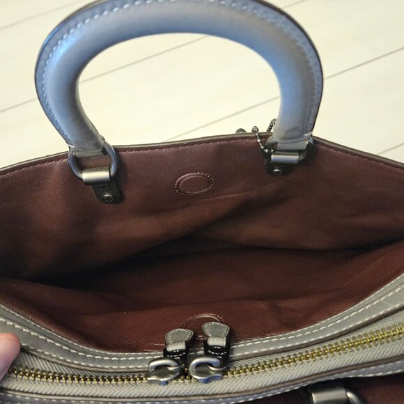 Coach Grey Rogue Briefcase - Picture 11 of 16
